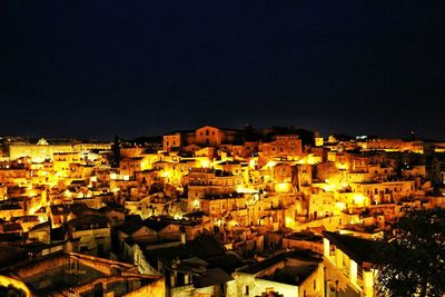 High angle shot of townscape