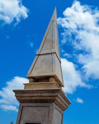 Low angle view of traditional building against sky