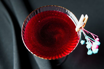 Close-up of drink on table