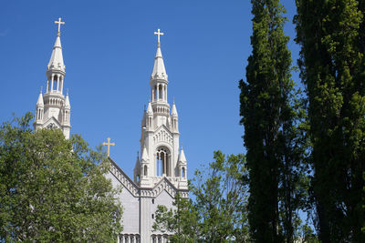 Low angle view of church