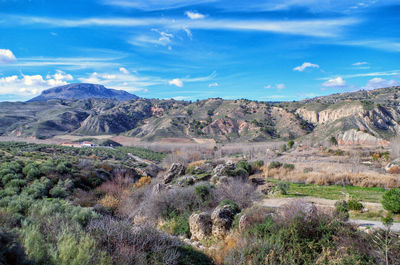 Scenic view of landscape against sky