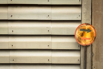 Close-up of yellow object