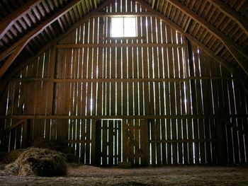 Interior of old abandoned building