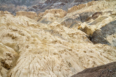 Lamayuru moonland - picturesque lifeless mountain landscape on a section of the leh-kargil route