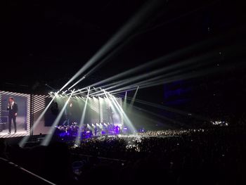 Crowd at music concert