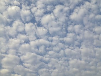 Low angle view of clouds in sky