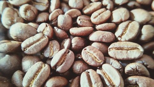 Full frame shot of coffee beans