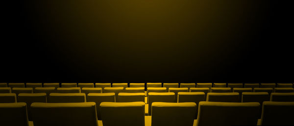 Empty chairs in room