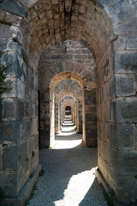 Corridor of historic building