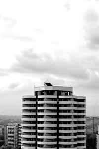 Low angle view of building against sky