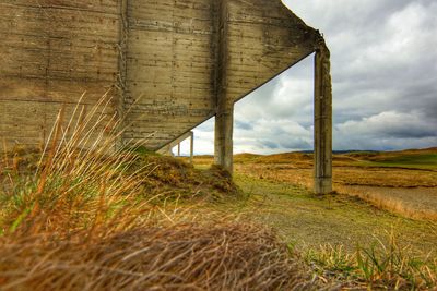 Full frame shot of bridge against sky