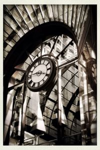 View of clock on the wall