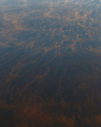 High angle view of sea against sky