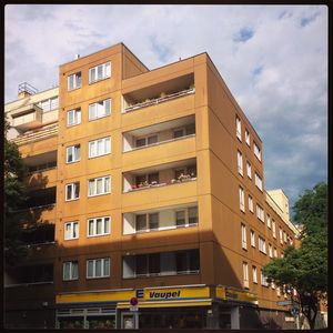 View of buildings in city