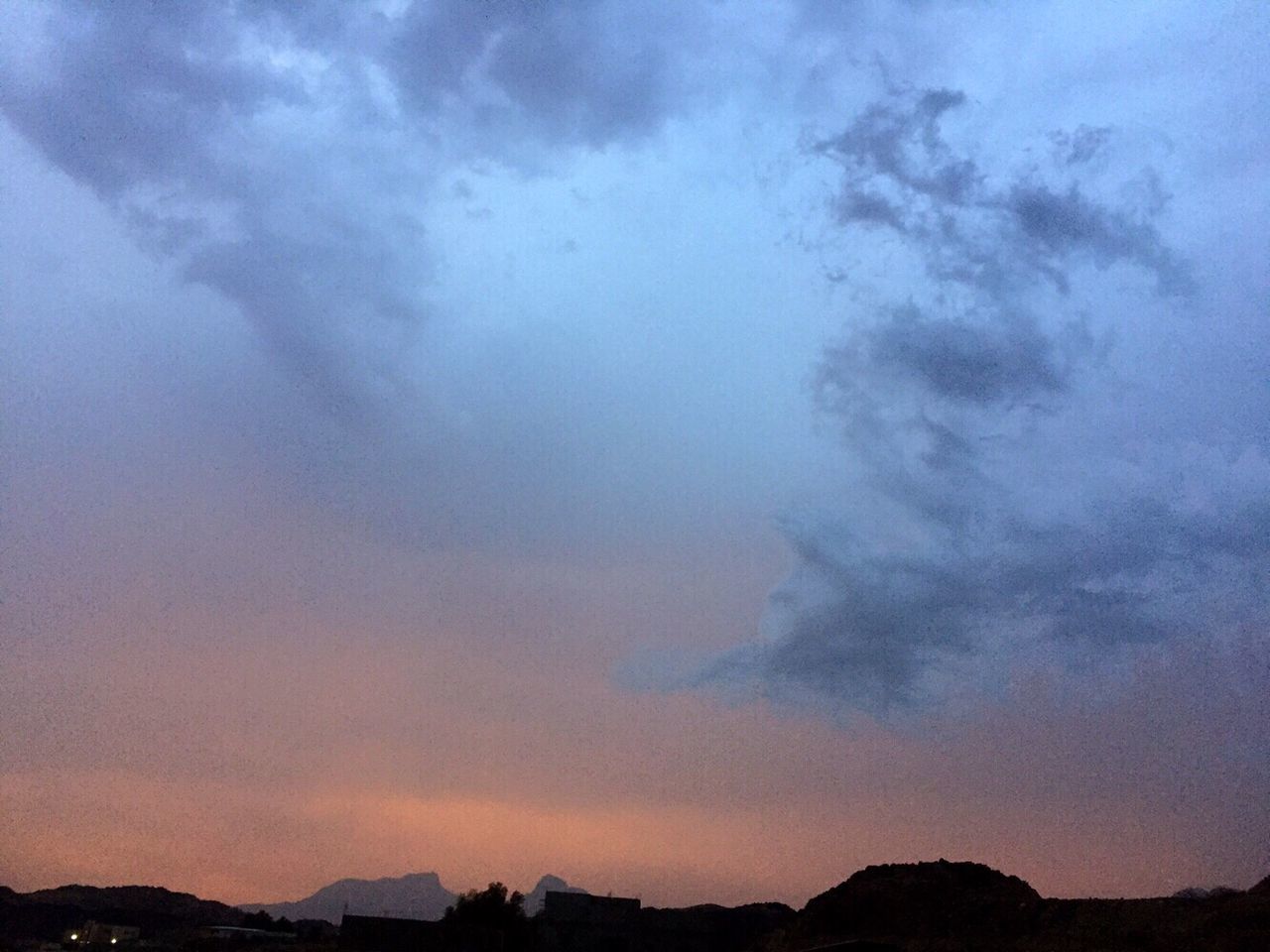 sky, silhouette, scenics, nature, beauty in nature, cloud - sky, no people, tranquility, sunset, tranquil scene, outdoors, landscape, mountain, day