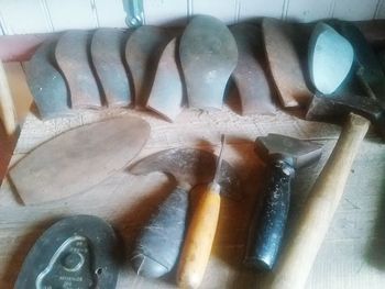 Close-up of food on table