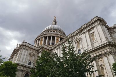 Low angle view of building against sky