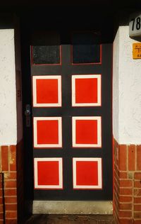 Close-up of window of building