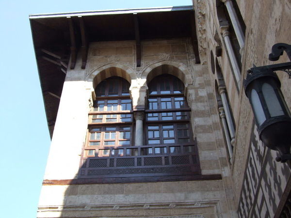 LOW ANGLE VIEW OF HISTORIC BUILDING