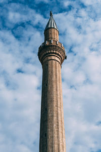 Low angle view of historical building against sky