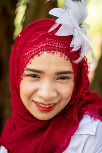 Portrait of a smiling girl