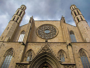 Low angle view of building against sky