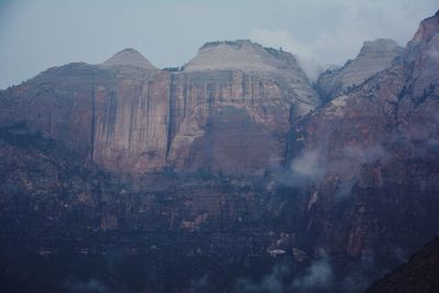 Scenic view of mountains