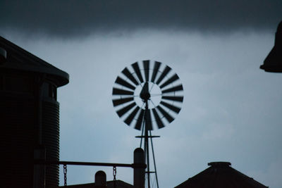 Low angle view of built structure against sky