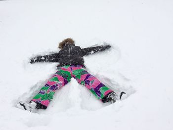 Boy in snow