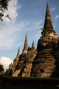 Temple of building against sky