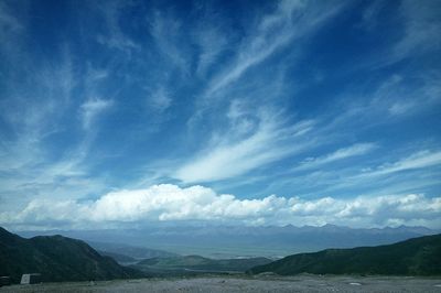 Scenic view of landscape against sky