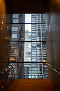 Low angle view of modern buildings