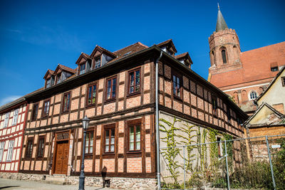 Low angle view of old building