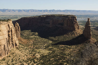 Colorado national monument on a sunny day in sw colorado.