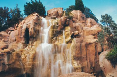 View of waterfall