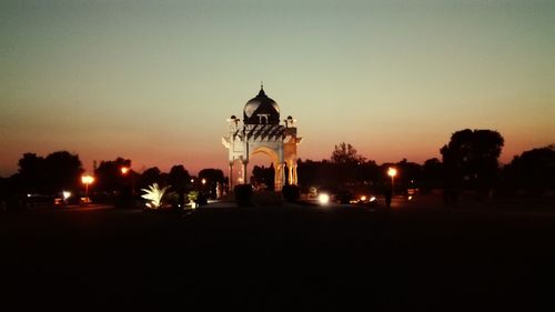 Building at night