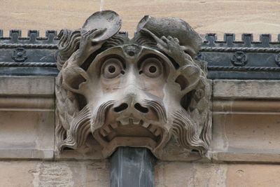 Close-up of statue in temple