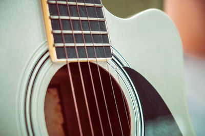 Close-up of guitar