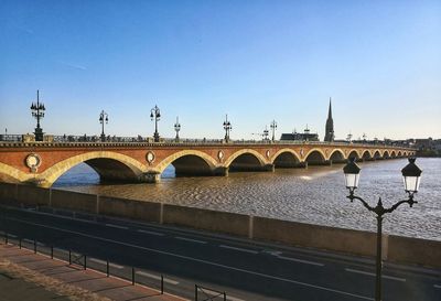 Pont de pierre bordeaux against sky