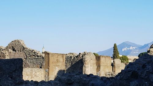 Low angle view of castle against sky