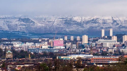Cityscape against sky