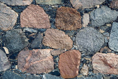 Full frame shot of stone wall