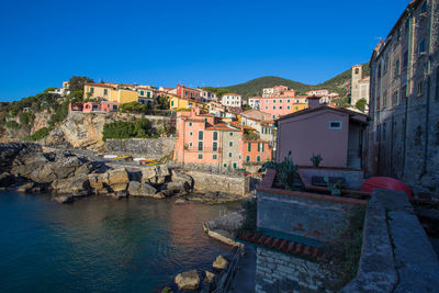 Buildings in a town