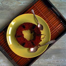 Close-up of served food