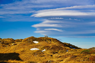 Scenic view of landscape against sky