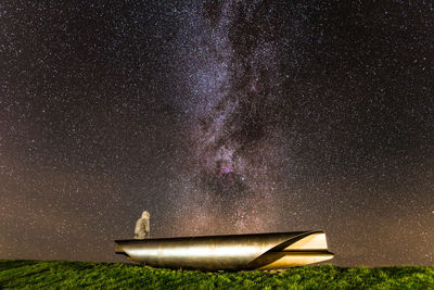 View of star field at night