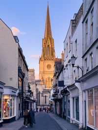 View of buildings in city