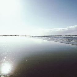 View of beach against sky