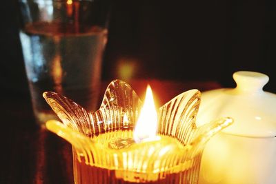 Close-up of drink on table