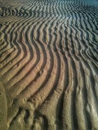 Full frame shot of sandy beach